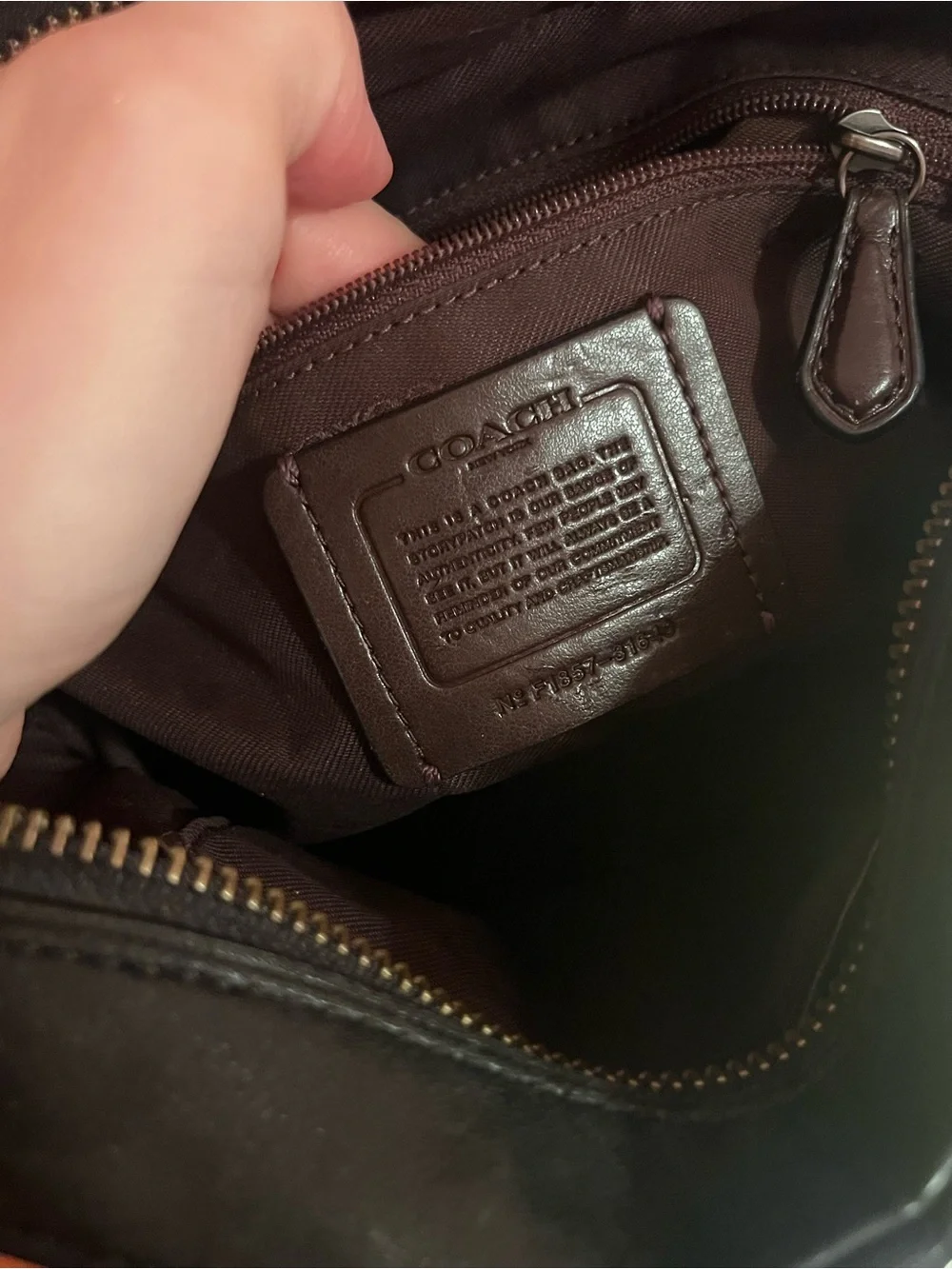 Coach Black Leather Crossbody with Multicolor / Rainbow Stud Chevron